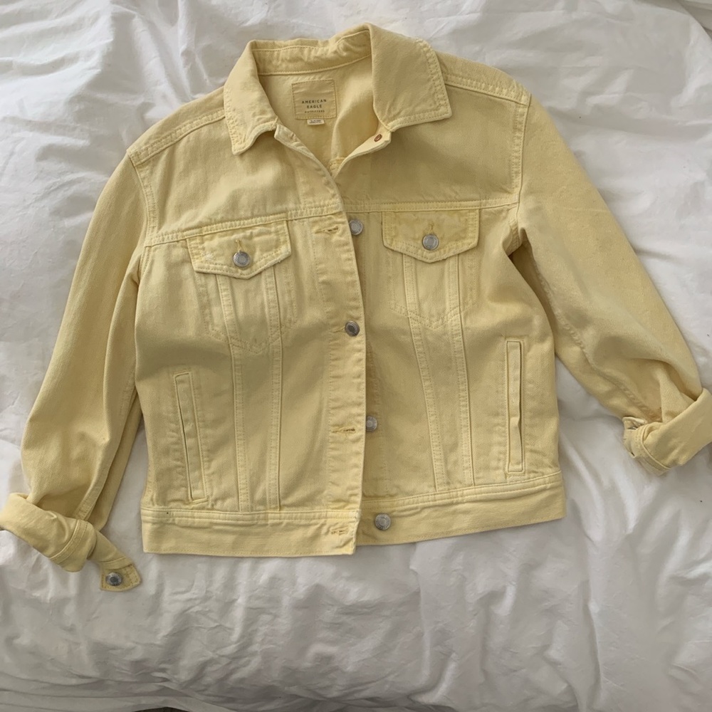 American Eagle Yellow Denim Jacket